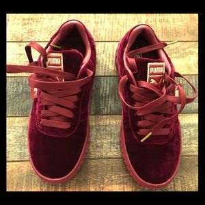Puma Cali Velvet Tibetan Red (New in Box!)